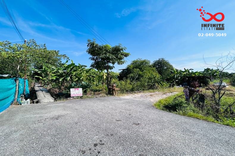 For SaleLandLadkrabang, Suwannaphum Airport : Land for sale, 200 square wah, Soi Rom Klao 21/3, Rom Klao Road, Lat Krabang