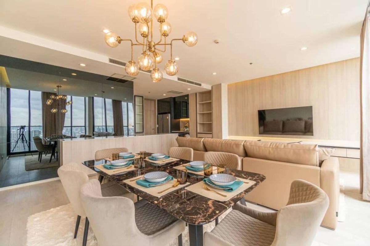 ให้เช่าคอนโดวิทยุ ชิดลม หลังสวน : ▲ Noble Ploenchit ▲ 120 sqm. | Floor 40++ | 2 bedrooms 2 bathrooms