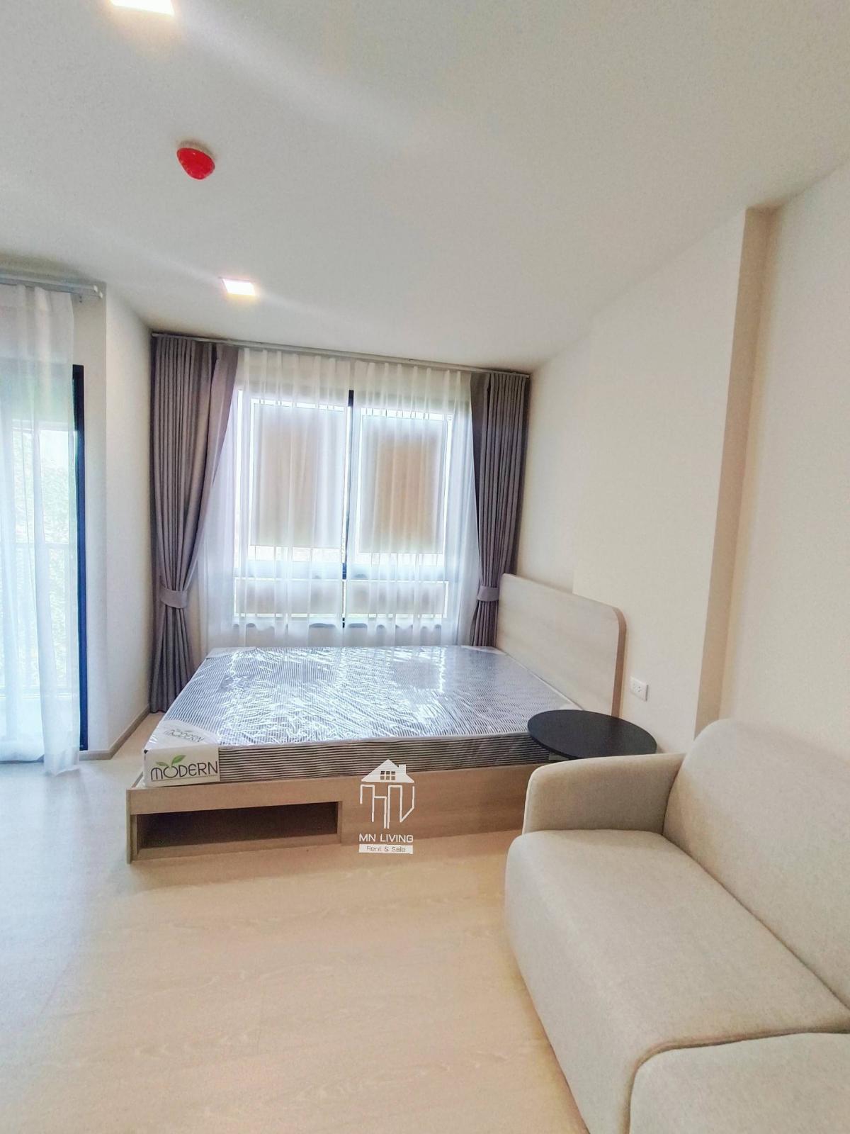 For RentCondoPathum Thani,Rangsit, Thammasat : New condo for rent, opposite Bangkok University, D Condo Hype project, brand new room, ready to move in 🔥