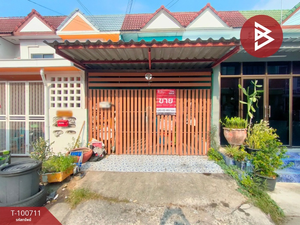 For SaleTownhouseMahachai Samut Sakhon : Townhouse for sale, Petchkasem Thani Village, Samut Sakhon, ready to move in