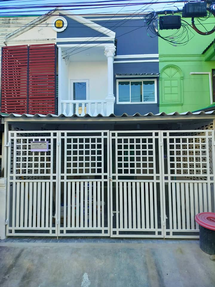 For SaleTownhomeOnnut, Udomsuk : P-2663 Urgent sale! Townhome On Nut 44, Soi Phung Mi 50, beautiful house, good location, near BTS Bang Chak, many entrances and exits