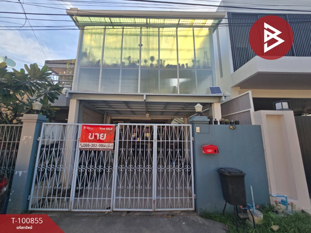 For SaleHouseRathburana, Suksawat : For sale: semi-detached house, Soi Pracha Uthit 79, area 25.6 sq.wa, Thung Khru, Bangkok