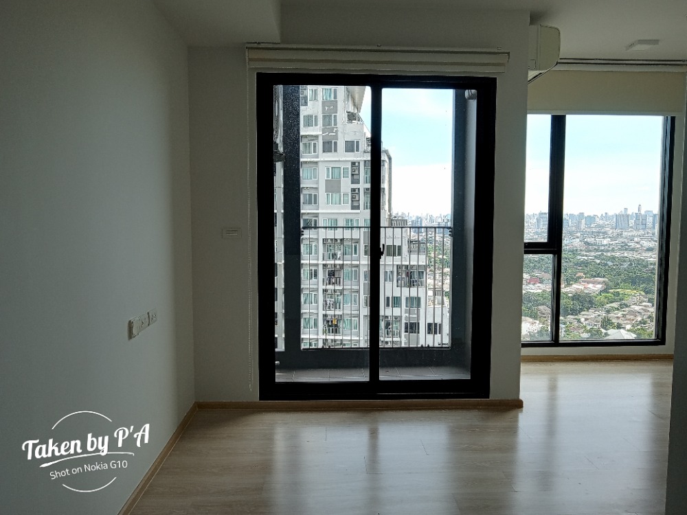 For SaleCondoRattanathibet, Sanambinna : For sale Unio H Tiwanon, Unio H Tiwanon, owner sells himself, new room, high floor, beautiful view, want to come and decorate it yourself.