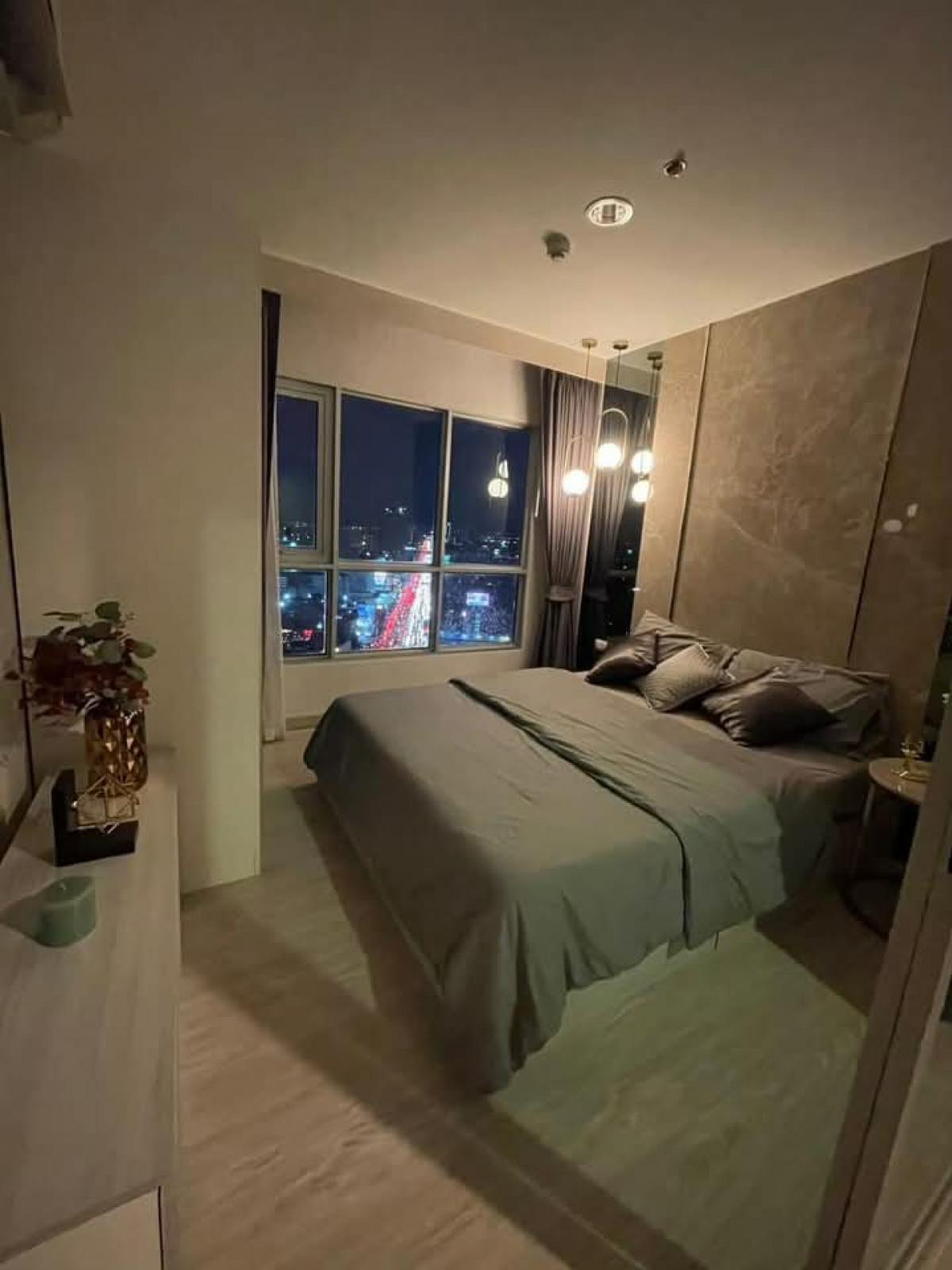 For RentCondoChaengwatana, Muangthong : 🧡 Very beautiful room for rent, Condo Aspire Ngamwongwan, 27th floor, Building S, ready to move in.