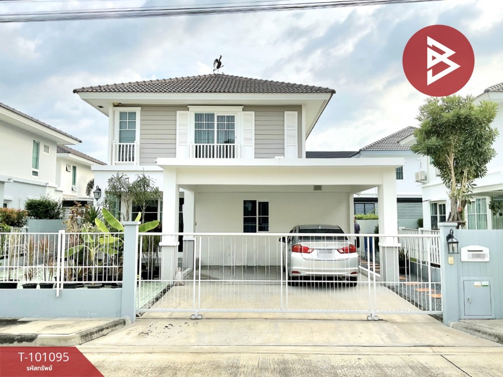 For SaleHousePhutthamonthon, Salaya : Single house for sale, Villaggio Pinklao-Salaya, Nonthaburi