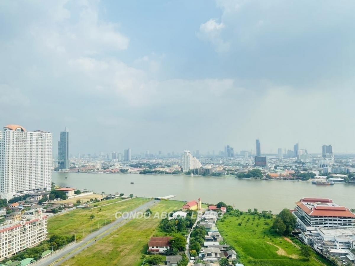 For SaleCondoWongwianyai, Charoennakor : Down payment for sale Na Reva Charoennakhon (Na Reva Charoennakhon), Chao Phraya River view, on Charoen Nakhon Road