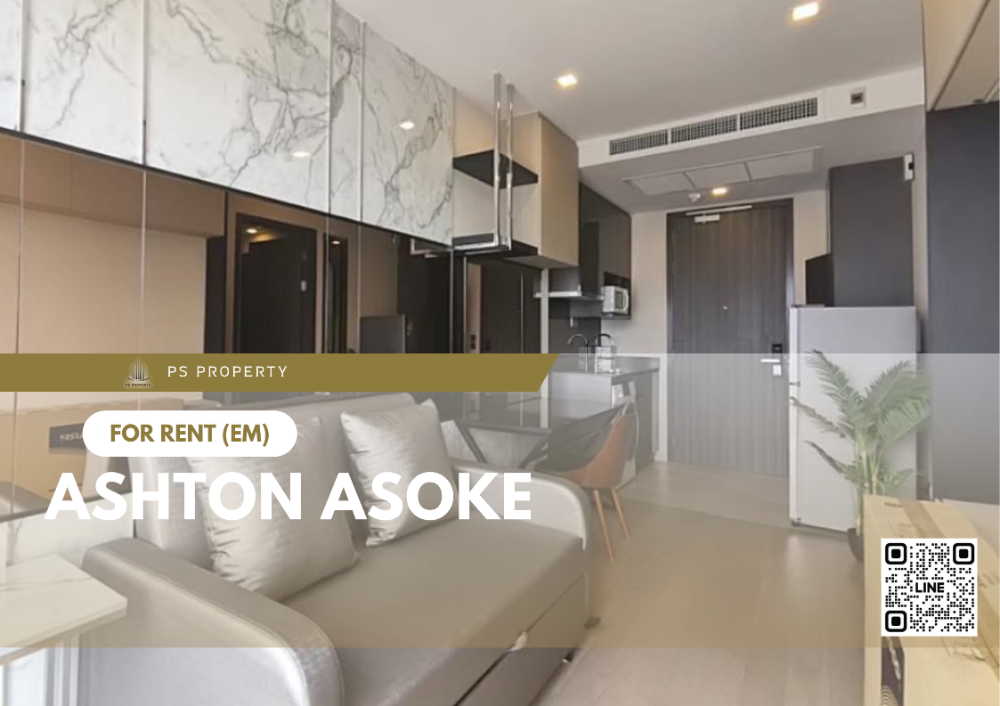 For RentCondoSukhumvit, Asoke, Thonglor : For rent ✨ Ashton Asoke ✨ beautiful room, fully decorated, with furniture. Electrical appliances near BTS Asoke