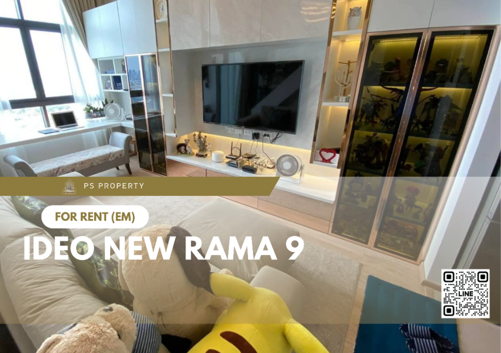 For RentCondoRama9, Petchburi, RCA : For rent 📍 IDEO New Rama 9 📍 Fully furnished and electrical appliances, near MRT Ramkhamhaeng.