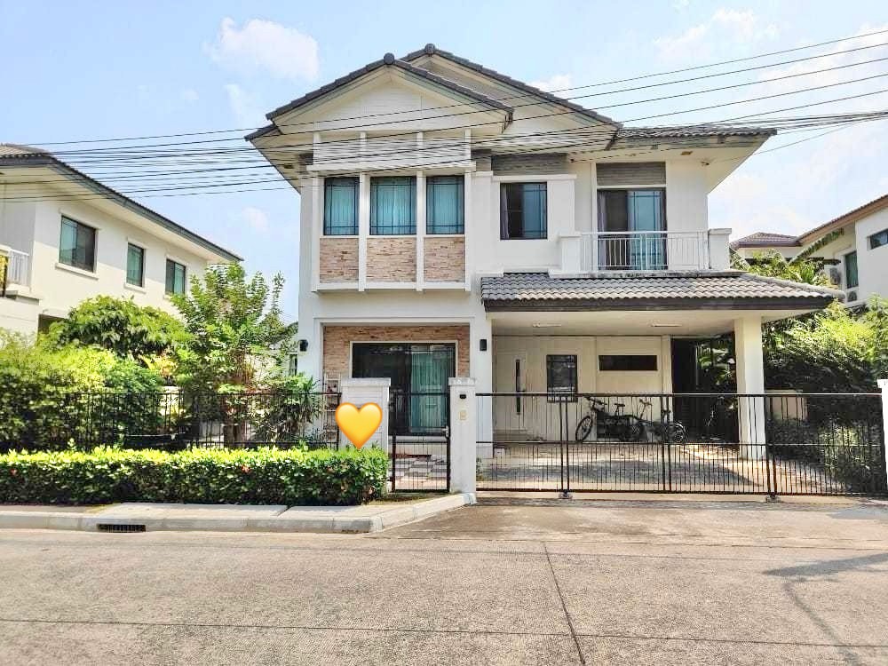 For RentHouseNawamin, Ramindra : Single house for rent, 62 sq.w., located at Watcharapol, Sukhapiban 5 Road. Fully furnished house, complete electrical appliances, good location 💥💥Rental price 60,000 baht/month, including common area💥💥