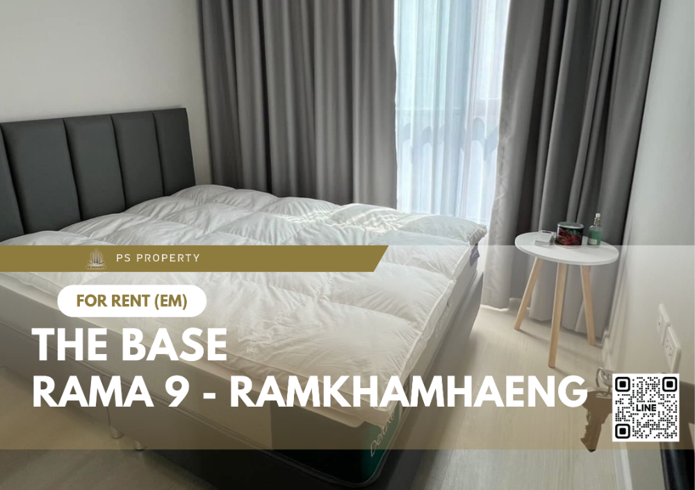 For RentCondoRama9, Petchburi, RCA : For rent 📍 The Base Rama 9 - Ramkhamhaeng 📍 Complete furniture and electrical appliances. Close to Airport Link Ramkhamhaeng