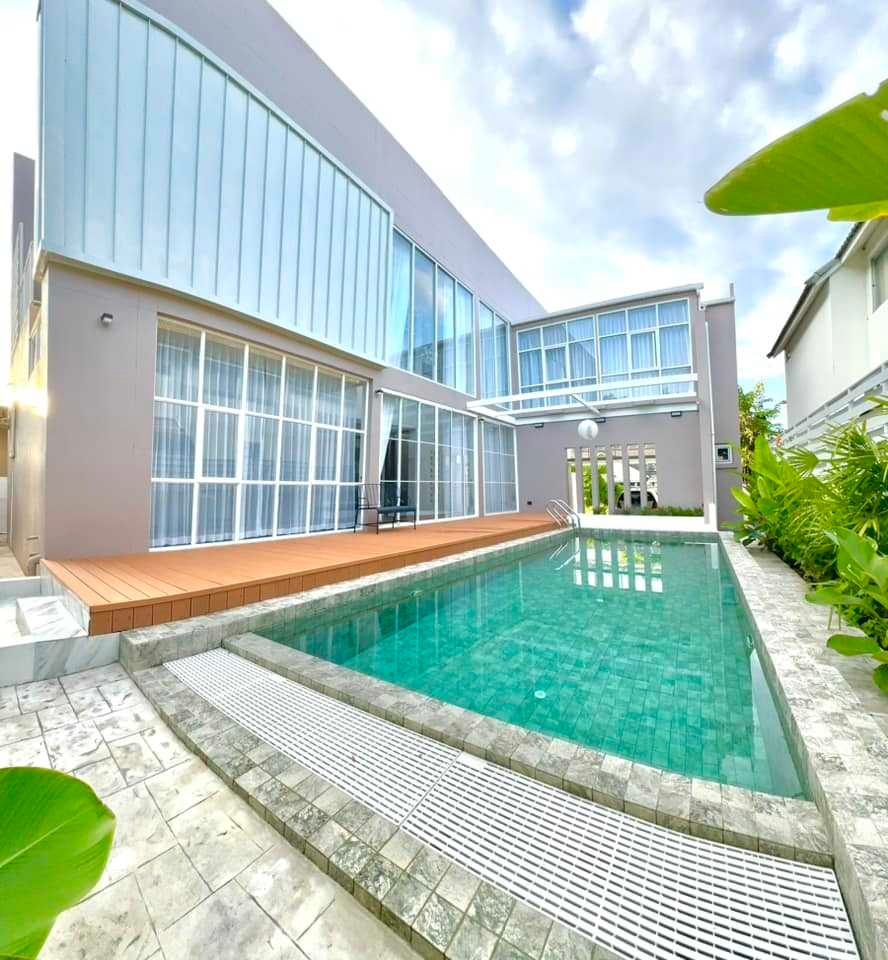 For RentHouseChiang Mai : Luxury house for rent with private pool suitable for business near by 5 min to Payap University, No.6H261