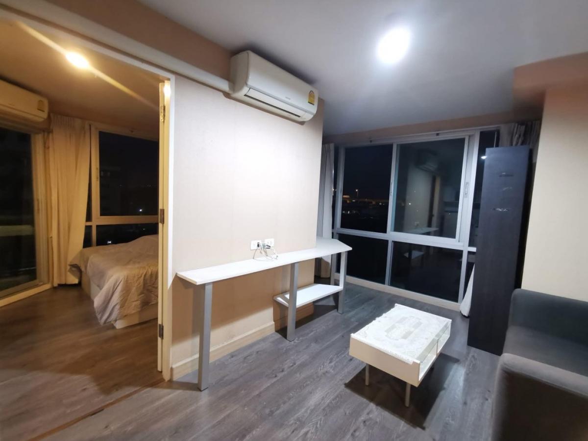 For RentCondoBangna, Bearing, Lasalle : For rent Swift Condo Abac, corner room, last room, keep cats 🙀🙀 Get the best price, free common area, large room, beautiful view, bathed in moonlight at night For rent SWIFT CONDO ABAC Bangna, corner room! Large room 46 sq m, beautiful view, best price in