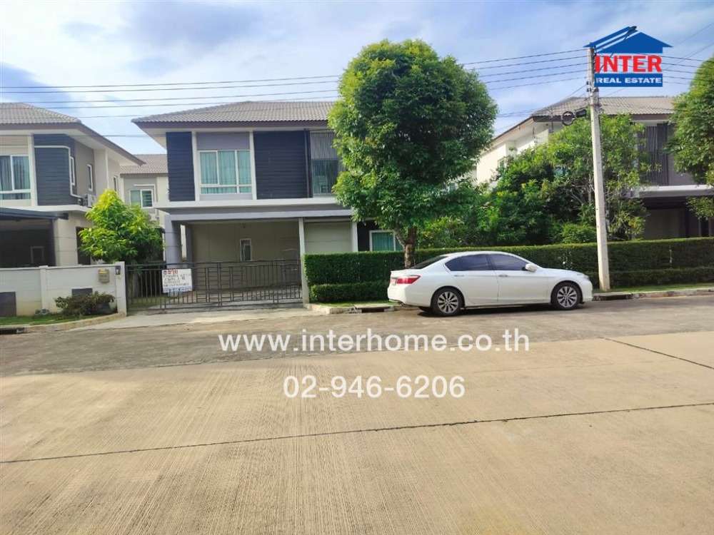 For SaleHousePathum Thani,Rangsit, Thammasat : 2-storey detached house, 60.5 sq m., Centro Village, Phahon Yothin-Vibhavadi, Phahon Yothin Road, Khlong Luang, Pathum Thani