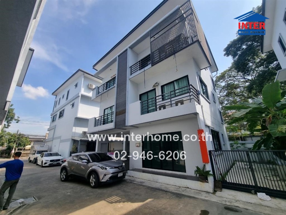 For SaleHome OfficeNawamin, Ramindra : 3-storey home office, 37.6 sq.w., home office, Soi Suebsuk 2, Bang Waek Road, Phutthamonthon Sai 1 Road, Kanchanaphisek Road, Phasi Charoen District, Bangkok