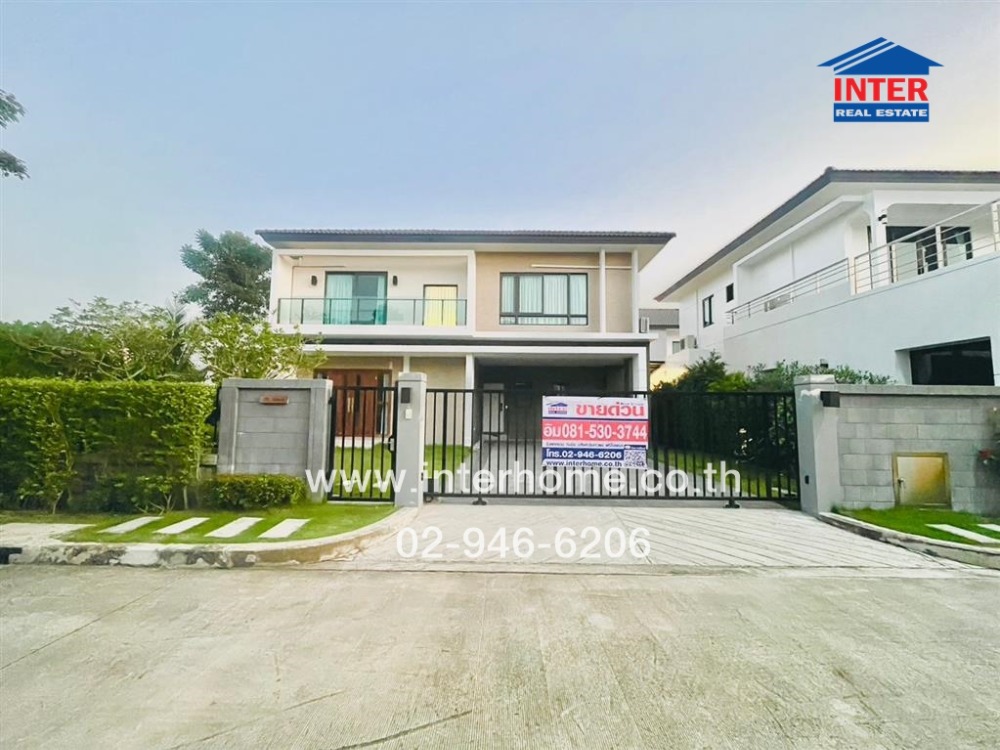 For SaleHousePhutthamonthon, Salaya : 2-storey detached house, 102.8 sq.w., The City Boromratchonnanee-Thawi Watthana Village, Soi Boromratchonnanee 78, Boromratchonnanee Road, Thawi Watthana Road, Thawi Watthana District, Bangkok