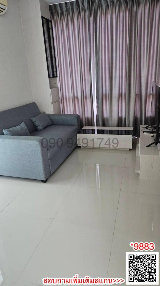 For RentCondoOnnut, Udomsuk : Condo for rent: The Sky Sukhumvit, fully furnished, near BTS Udomsuk