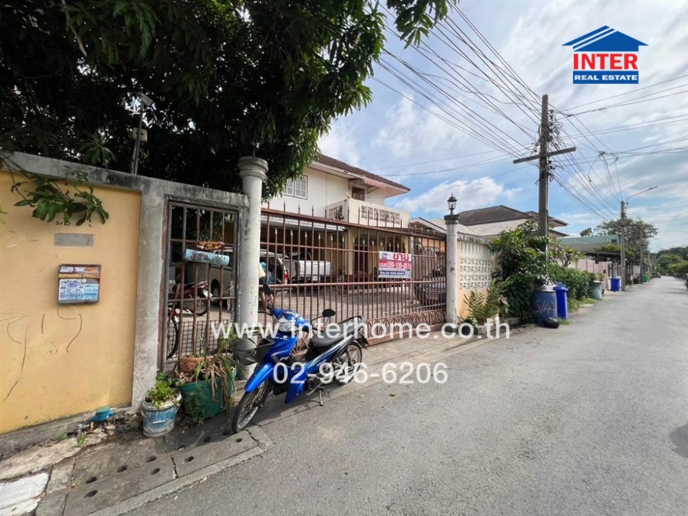 For SaleHousePhutthamonthon, Salaya : 2-storey detached house, 96 sq m., detached house, Soi Thawi Watthana 25, Intersection 13, Thawi Watthana Road, Borommaratchachonnani Road, Taling Chan District, Bangkok