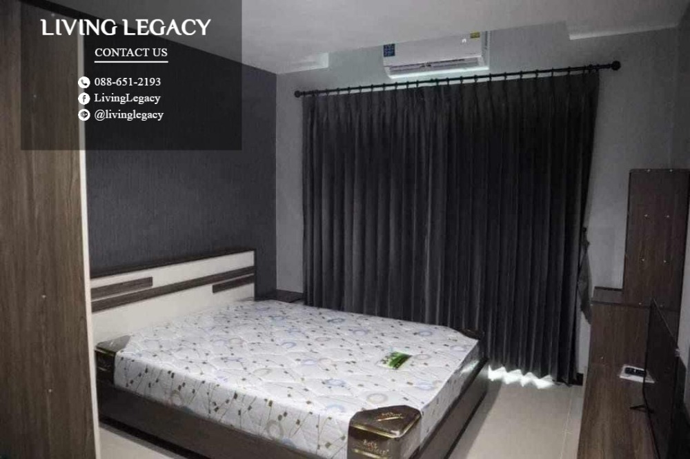 For RentCondoSeri Thai, Ramkhamhaeng Nida : LVCDH8K6 Condo for rent Asakan Place Srinakarindra 23.63 sq m. 31st floor line id : @livinglegacy