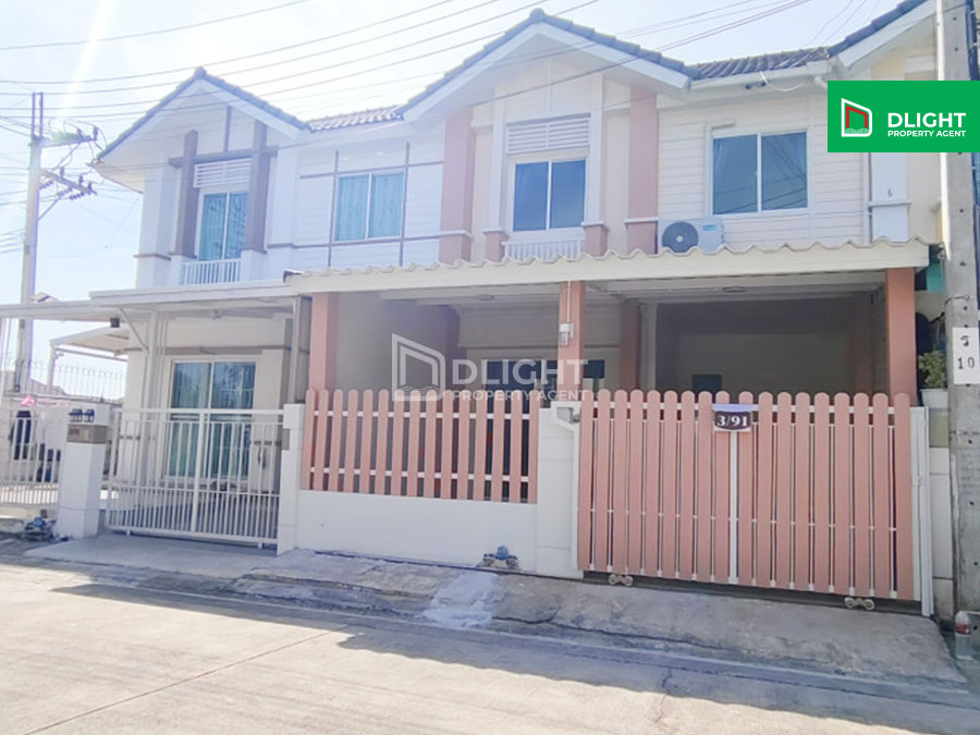 For SaleTownhouseRama 2, Bang Khun Thian : Urgent! For sale 2-storey townhouse, Pruksa Ville 53/2, newly renovated! Ready to move in, 18.4 sq.w., 3 bedrooms, 2 bathrooms, parking for 1 car, the front of the house faces northwest, good condition, special price only 2.79 million baht!