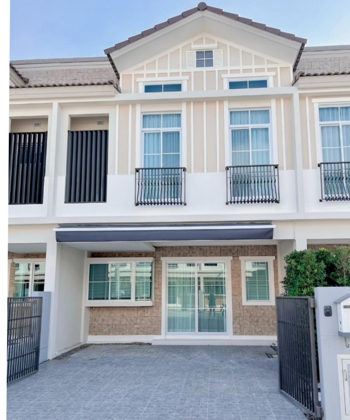 For RentTownhouseBangna, Bearing, Lasalle : Townhome for rent, Indy 2 Bangna-Ramkhamhaeng 2 (indy 2 Bangna-Ramkhamhaeng 2), size 25 sq m, luxuriously decorated, ready to move in, near Mega Bangna