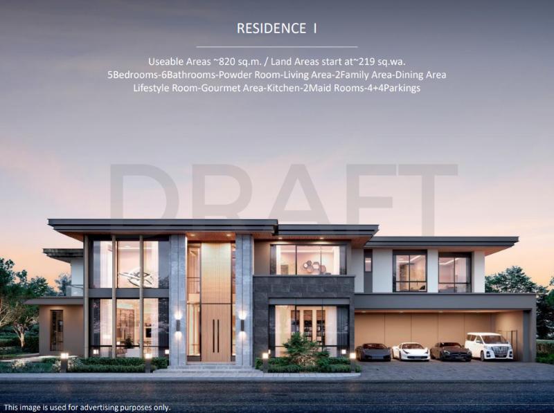 ขายบ้านพัฒนาการ ศรีนครินทร์ : ขายบ้านเดี่ยว ศิรนินทร์ เรสซิเดนเซส-SIRANINN RESIDENCES  5 ห้องนอน พื้นที่ใช้สอย 820 ตรม. เนื้อที่ 220 ตร.วา