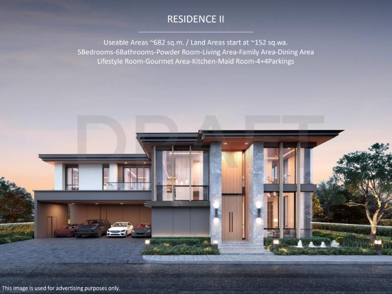 ขายบ้านพัฒนาการ ศรีนครินทร์ : ขายบ้านเดี่ยว ศิรนินทร์ เรสซิเดนเซส-SIRANINN RESIDENCES  5 ห้องนอน พื้นที่ใช้สอย 682 ตรม. เนื้อที่ 185.3 ตร.วา