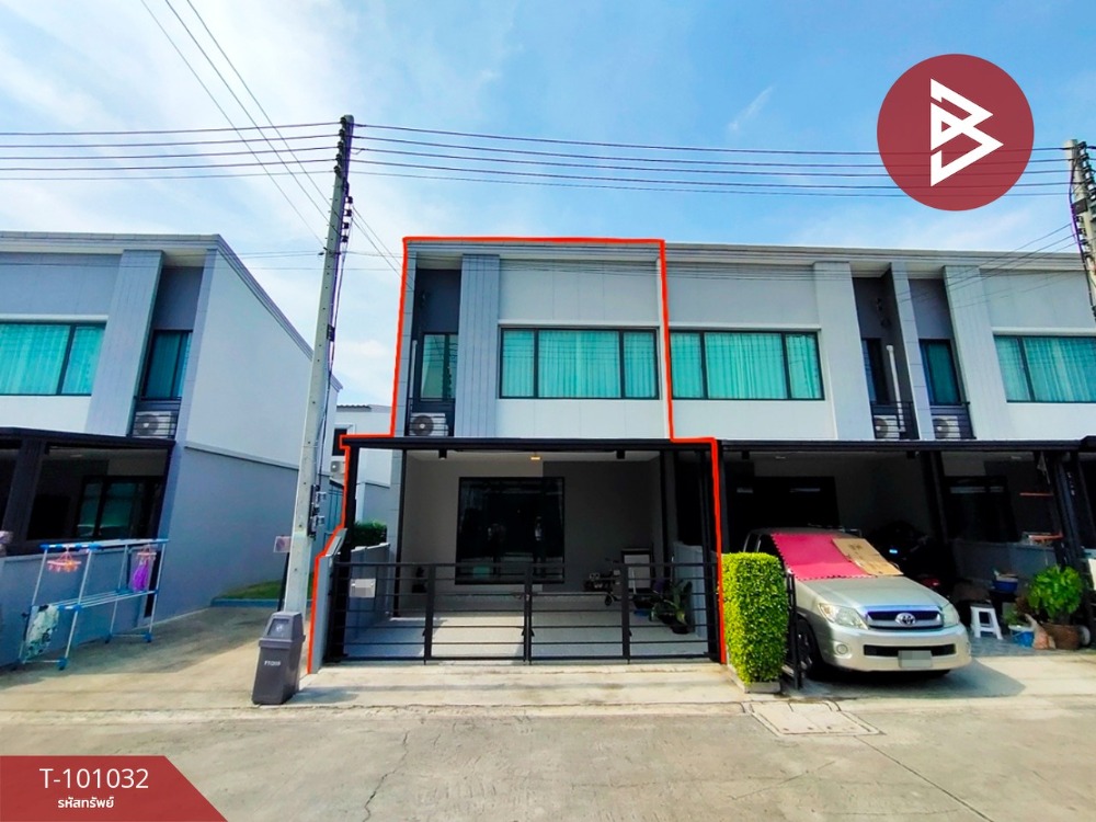 For SaleTownhousePathum Thani,Rangsit, Thammasat : Townhouse for sale, Pleno Tiwanon Village (Pleno Tiwanon), Pathum Thani