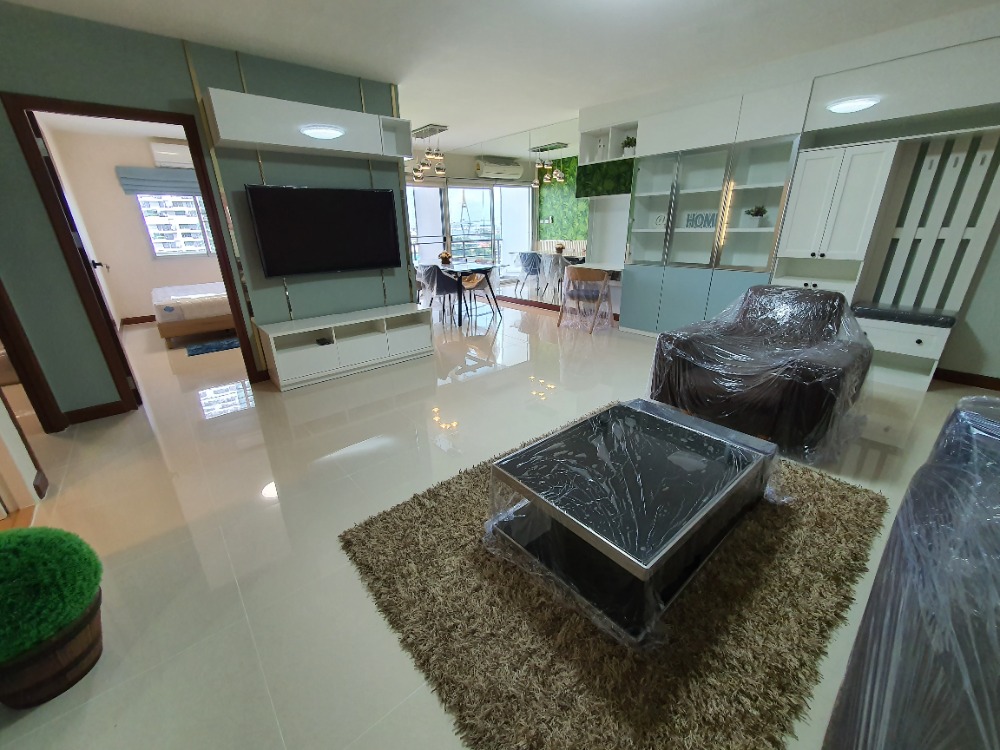 For SaleCondoRama3 (Riverside),Satupadit : Condo for sale, SV City Rama 3, 100% renovated room, fully furnished, ready to move in, 2 bedrooms, 75 sq m., 14th floor, river view + suspension bridge