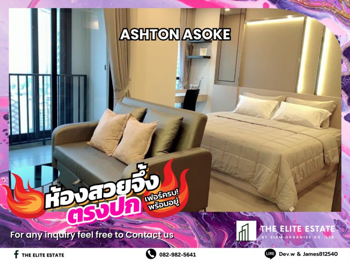 For RentCondoSukhumvit, Asoke, Thonglor : 🐲💫Nice room for rent 🐲💫ASHTON ASOKE