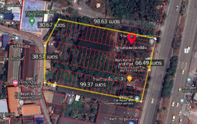 For SaleLandPattaya, Bangsaen, Chonburi : Land For Sale in Bang Lamung, Chon Buri 4-0-58.0 rai