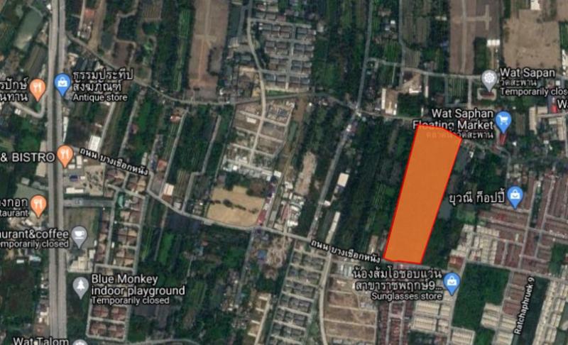 For SaleLandPinklao, Charansanitwong : Land For Sale in Taling Chan, Bangkok 28-2-53 rai