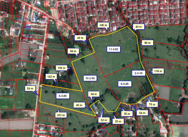 For SaleLandPattaya, Bangsaen, Chonburi : Land For Sale in Phan Thong, Chon Buri Land size 39-0-91.0 rai