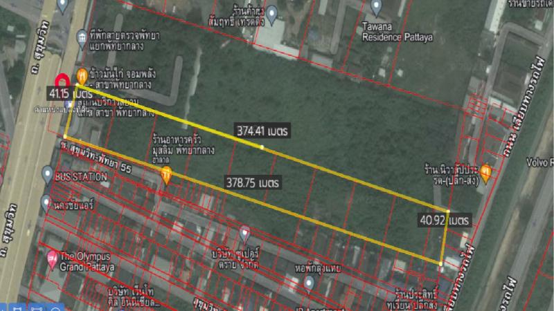 For SaleLandPattaya, Bangsaen, Chonburi : Land For Sale in Bang Lamung, Chon Buri Land size 9-1-62.0 rai