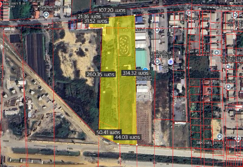 For SaleLandPhutthamonthon, Salaya : Land For Sale in Thawi Watthana, Bangkok 14-2-46 rai