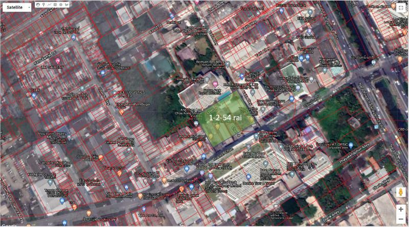 For SaleLandSathorn, Narathiwat : Land For Sale in Sathon, Bangkok 1-2-54.0 rai