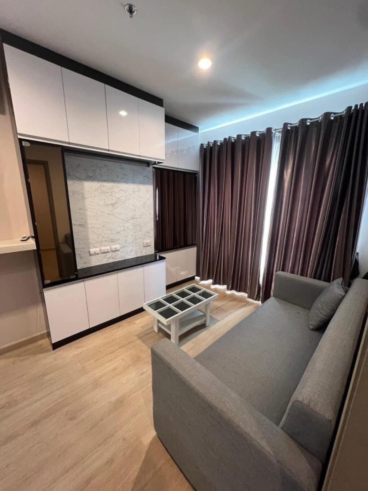 For RentCondoThaphra, Talat Phlu, Wutthakat : ❤️👍 For rent/sale condo The Tempo Grand Wutthakat 🚆Next to BTS Wutthakat🚆Bring your bags and move in 🔥For rent 15,000 baht per month 🔥 Size 38 sq m, Building B, 14th floor, interested, line tel 0859114585 ❤️❤️1 bedroom, 1 living room, separate kitchen, ty