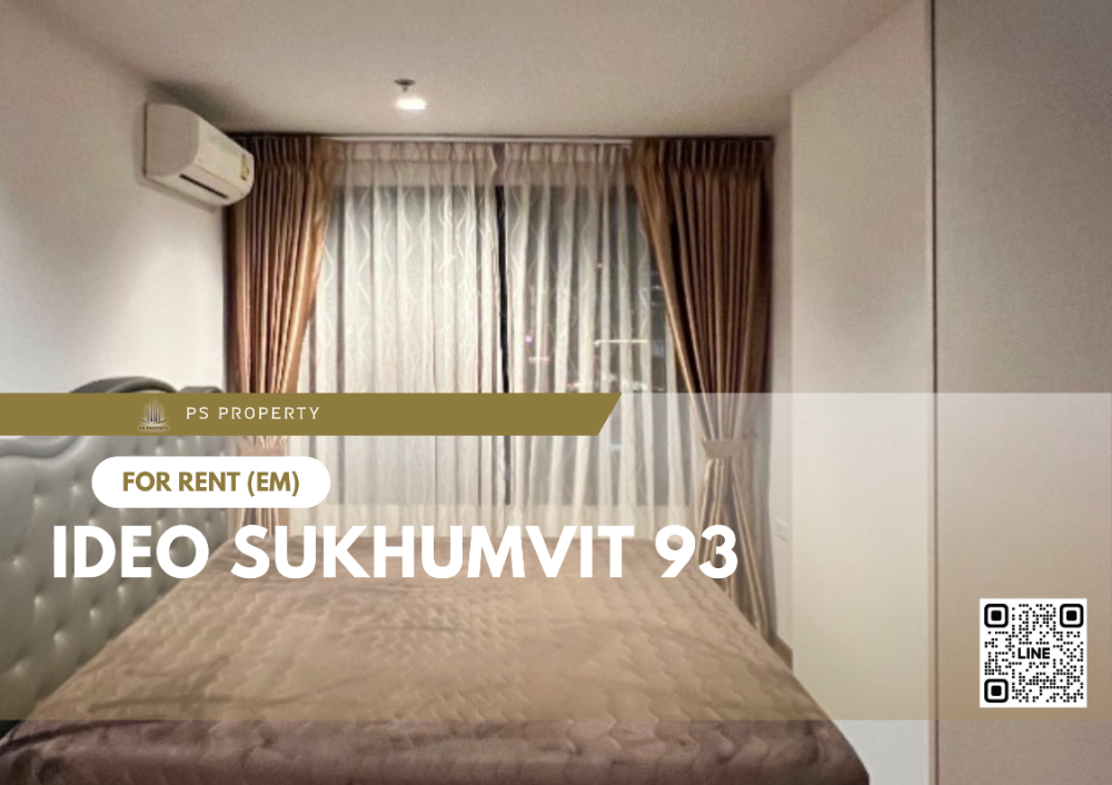 For RentCondoOnnut, Udomsuk : For rent ✨ IDEO Sukhumvit 93 ✨ near BTS Bang Chak, furniture, complete electrical appliances.