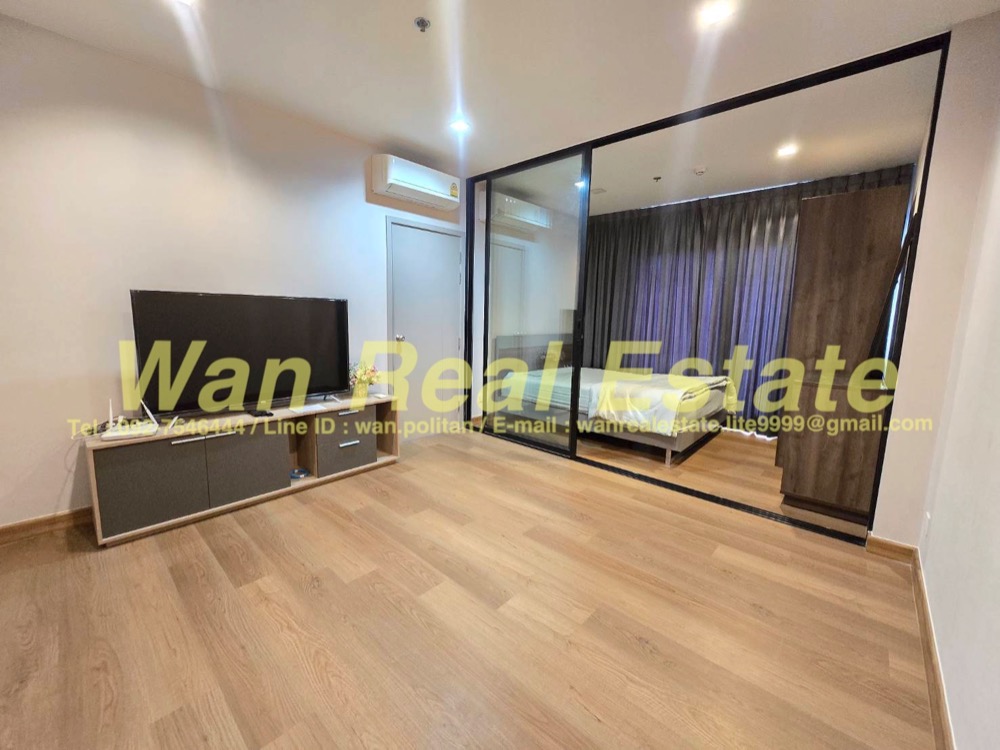 For RentCondoRattanathibet, Sanambinna : Condo for rent, Politan Rive, Chao Phraya River view, 18th floor, size 31 sq m, fully furnished, ready to move in