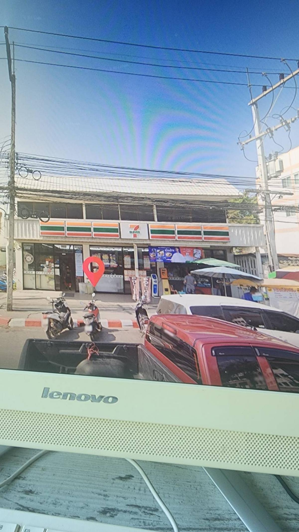 For SaleShophouseSaraburi : Urgent!!!! Land for sale with building with 7-Eleven for rent, area 159 sq.w. Suitable for long-term investment *** Prime location, very good location, opposite the school *** 7-Eleven for rent with a 10-year contract, currently 10 years left ** Rent 60,5