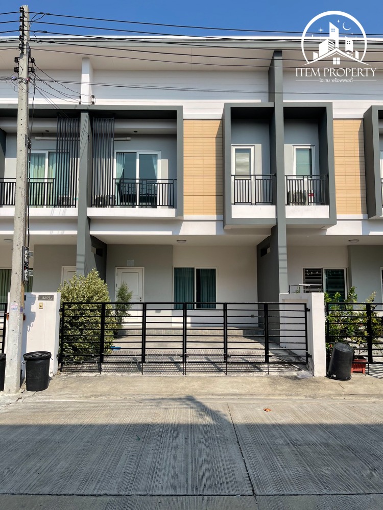 For SaleHousePathum Thani,Rangsit, Thammasat : For sale: 2-storey townhouse, Grand Ville project, Pathum Sai Nai