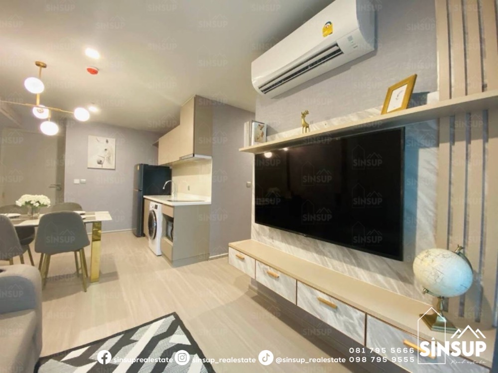 For RentCondoLadprao, Central Ladprao : ⭐️ For rent, 𝐋𝐢𝐟𝐞 𝐋𝐚𝐝𝐩𝐫𝐚𝐨, beautiful room, high floor, complete with furniture and appliances