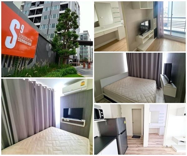 For RentCondoRama5, Ratchapruek, Bangkruai : *Beautiful room*Washing machine included* Condo for rent, Sammakorn S9, next to MRT Bang Rak Yai Station, near Central Rattanathibet