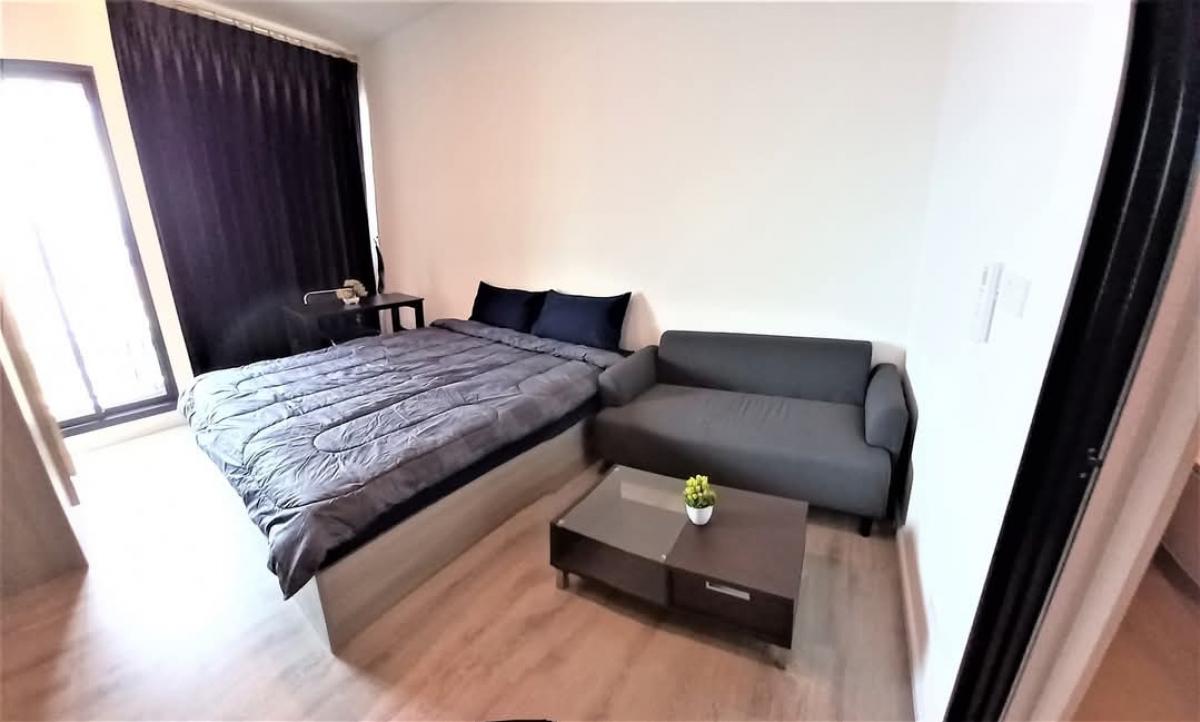 For RentCondoSamut Prakan,Samrong : Condo for rent Knightsbridge Sukhumvit Teparak, next to MRT Thipphawan Station, 21st floor, city view, size 24.00 sq m., price 9,500 baht