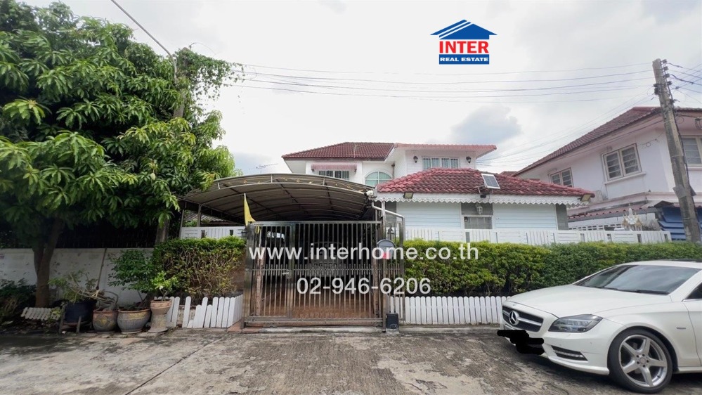 For SaleHousePathum Thani,Rangsit, Thammasat : 2-storey detached house, 54 sq m, Romyen Village, Lam Luk Ka-Khlong 2, near Lotus Khlong Song, Romyen Alley, Lam Luk Ka 11 Road, Phahon Yothin Road, Lam Luk Ka, Pathum Thani