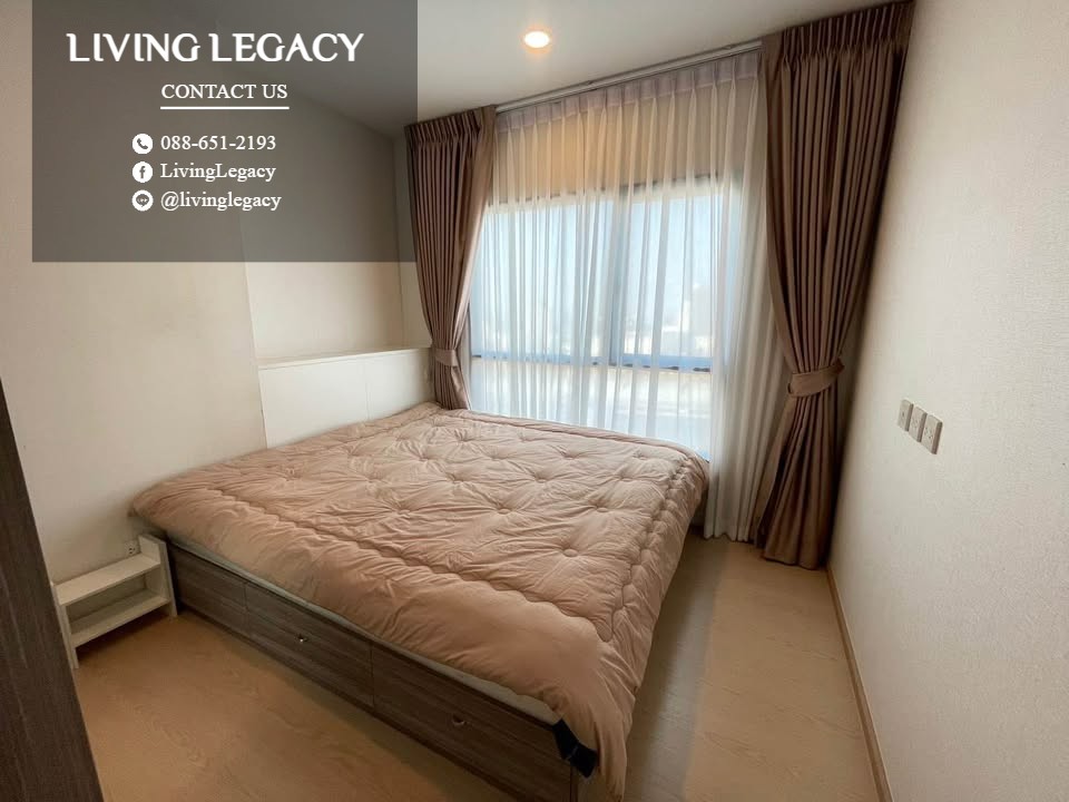 For RentCondoRama9, Petchburi, RCA : SOEQYV Condo for rent The Tree Sukhumvit 71 - Ekamai 36 sq m. 21st floor line id : @livinglegacy