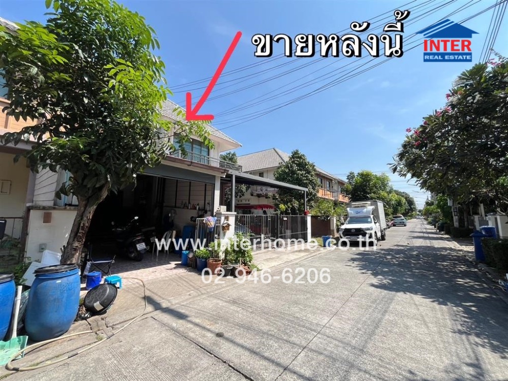 For SaleTownhouseChachoengsao : 2-storey townhouse, 18 sq m, Etoll Bali Beach Village, On Nut-Lat Krabang, Luang Phaeng-Lat Krabang Road, Luang Phaeng Road, Lat Krabang Road, Mueang Chachoengsao, Chachoengsao