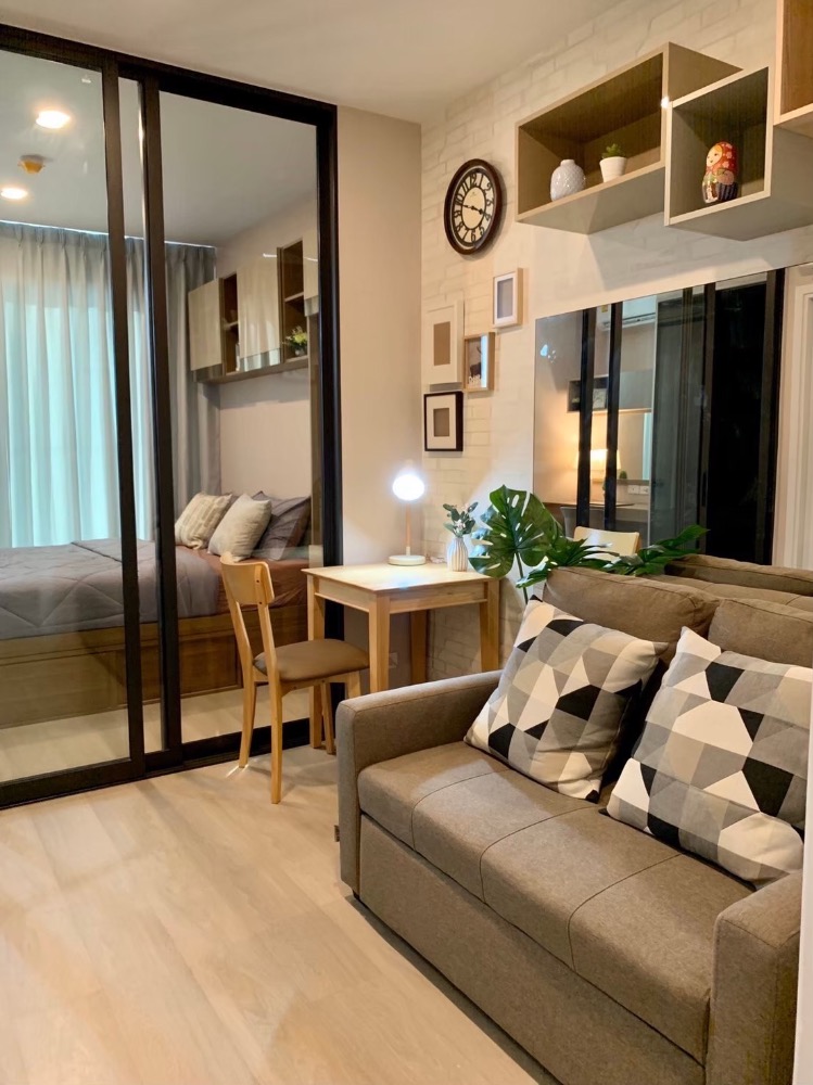 For SaleCondoKasetsart, Ratchayothin : For sale with tenant, Condo Ciela Sripathum, next to Bang Bua BTS station, 1 bedroom, 1 bathroom, room size 27 sq m, 11th floor, fully furnished, has washing machine.