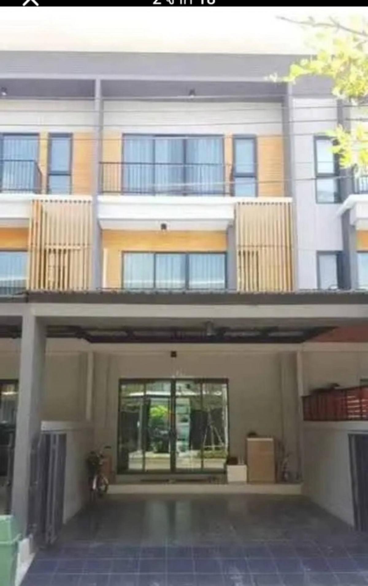 For RentTownhouseSamut Prakan,Samrong : Townhome for rent, Eco Space Bangna - Wongwaen, 🏡🎊💸