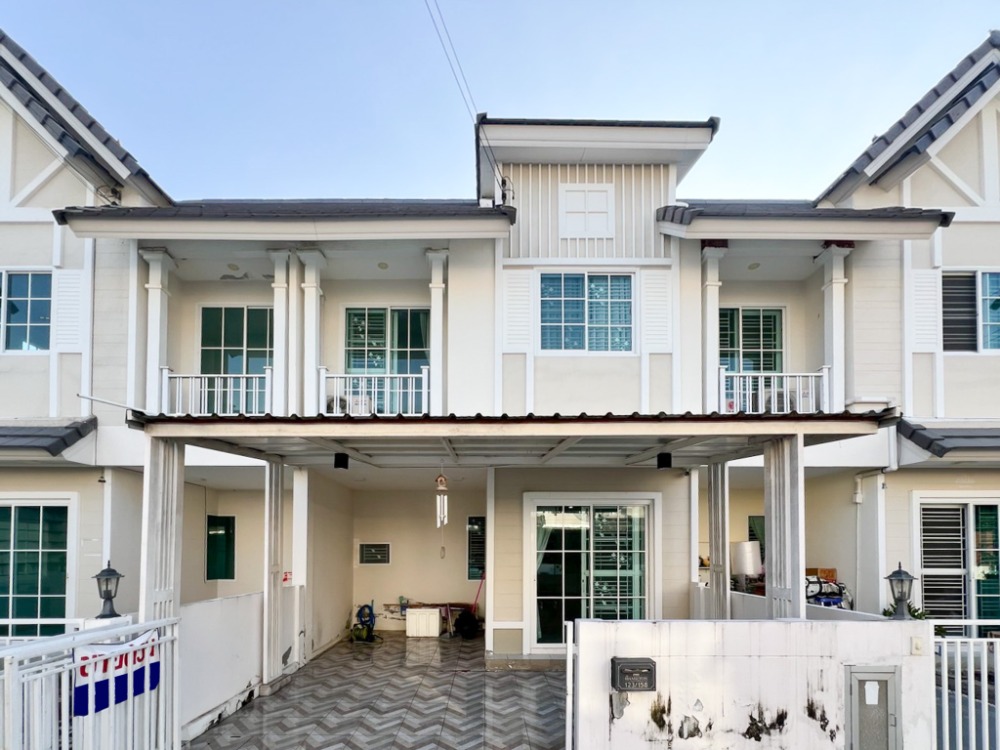 For SaleTownhouseNonthaburi, Bang Yai, Bangbuathong : 📍 For sale, 2-storey townhouse, D The Hammintal Village, Chaiyaphruek-Wongwaen, 2.19 million, beautiful house, ready to move in, good location, convenient transportation, on the main road, Bang Kruai-Sai Noi and Chaiyaphruek, near MRT Khlong Bang Phai Sta