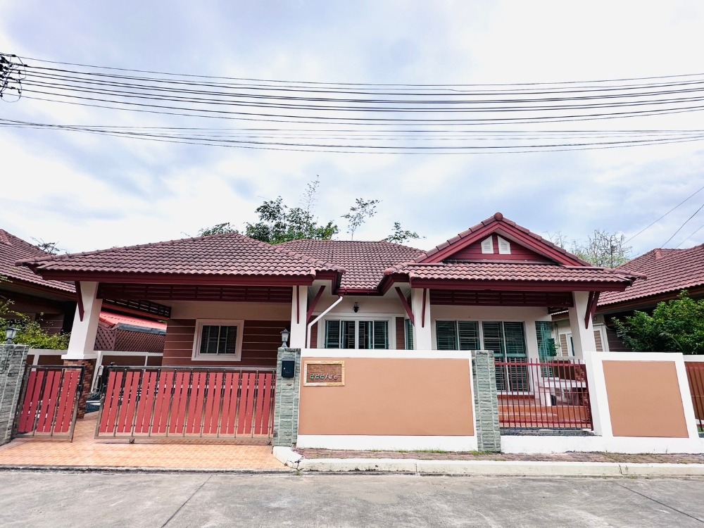 For SaleHouseSriracha Laem Chabang Ban Bueng : Single-storey detached house for sale, Natthawadi Village 4, Suan Suea, Sriracha